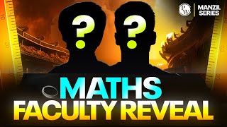 MANZIL 2025 Mathematics Faculty Reveal🔥  Legendary DUO of Maths⚡️ [upl. by Dlonyar]