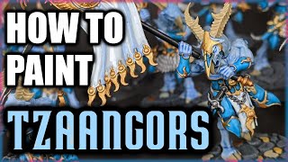 Warhammer Tzaangors Build And Paint Fast [upl. by Godderd]