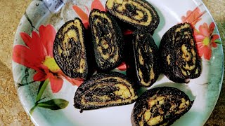 Chocolate Swiss roll recipe  Oreo Swiss roll recipe  Swiss roll recipe [upl. by Acilejna]