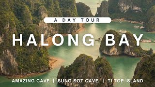 Day Trip to Halong Bay  தமிழ்  Visiting longest Caves  Kayaking amp more [upl. by Boylan]