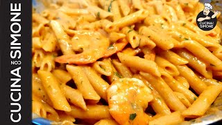 Ricetta della Pasta con crema di Gamberoni come al ristorante stellato [upl. by Aveneg]