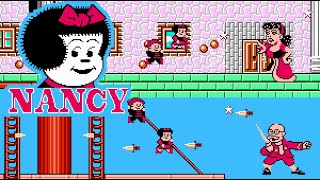 Nancy NESFamicom Mickey Mousecapade Gameplay [upl. by Ttennej]