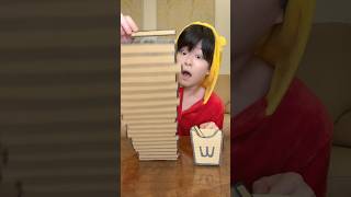 KNOCK DOWN A CARDBOARD POTATO TOWER！asmr [upl. by Bettine]