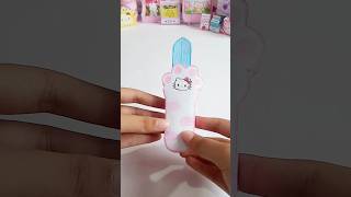 Sanrio DIY ✨DIY fake knife for prank 🔪diy craft fakeknife shorts sanrio papercraft hellokitty [upl. by Dniren]