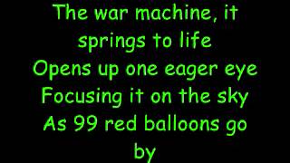 99 Red Balloons  Goldfinger With German Lyrics [upl. by Idihsar507]