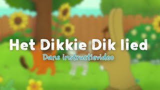 DANS TUTORIAL Dikkie Dik lied  Dikkie Dik en de verdwenen knuffel [upl. by Aicelf]