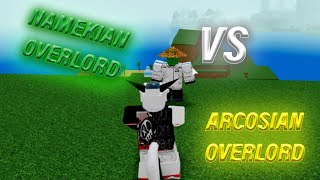 ARCOSIAN OVERLORD VS NAMEKIAN OVERLORD  Dragon Ball Z Final Stand [upl. by Norved]