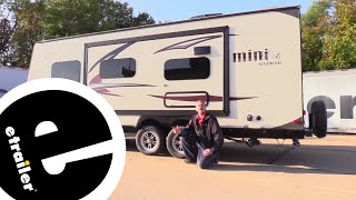 Dexter Axle Torflex Lift Kit Installation  2018 Forest River Rockwood Mini Lite Travel Trailer [upl. by Gide]