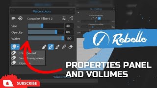 Rebelle Tutorials Properties Panel and Volume Presets [upl. by Ethelstan]