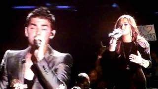 Wouldnt Change A Thing  Joe Jonas amp Demi Lovato  Verizon Amphitheater in Irvine [upl. by Namilus]