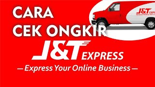 CARA CEK ONGKIR JNT EXPRESS ONGKOS KIRIM JampT TERBARU 2021 [upl. by Gaye]