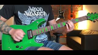 AMON AMARTH  Shield Wall guitar cover [upl. by Idoc]