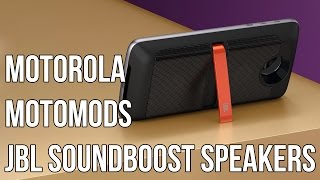 Motorola MotoMods JBL SoundBoost speakers Loud and clear [upl. by Cthrine806]