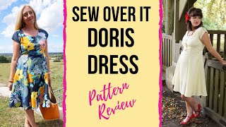 Sew Over It Doris Dress  Sewing Pattern Review  Vintage Style Dress [upl. by Korney]