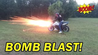 Diwali Special Fire crackers with bike stunt [upl. by Rebak]