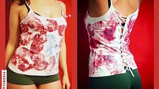 INSTANT FASHION  Come stringere un maglia in pochi minuti senza cucire  TUTORIAL by Diana Toto [upl. by Arjun]