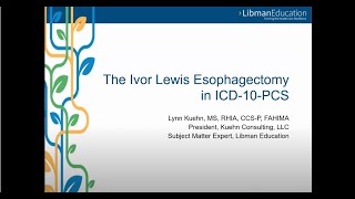 ICD10PCS Ivor Lewis Esophagectomy [upl. by Dolloff468]