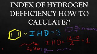 How to calculate Index of Hydrogen Deficiency IHD [upl. by Shrier]