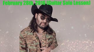 Koe Wetzel  February 28th 2016 Solo Guitar Lesson [upl. by Sergio]