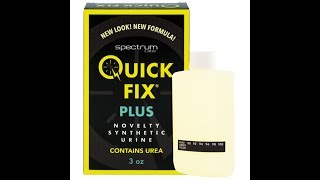 A look inside the New Quick Fix Plus Synthetic Urine [upl. by Moriarty]