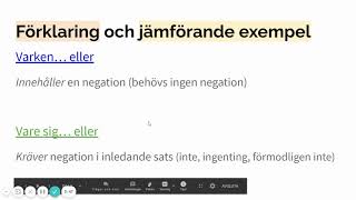 Skillnaden mellan quotvarken ellerquot och quotvare sig ellerquot [upl. by Lhadnek]