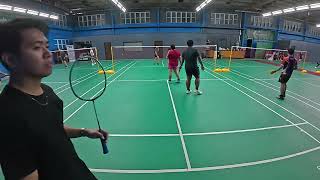 LuisDiding StephWilliam Dropsmash Goodminton Pasig [upl. by Nnylrefinnej]