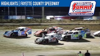 DIRTcar Summit Modifieds at Fayette County Speedway June 30 2022  HIGHLIGHTS [upl. by Crescentia]