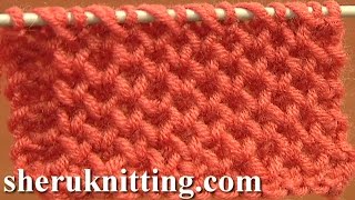 Honeycomb Knitting Stitch [upl. by Adnilram975]