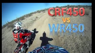 CRF450x and WR450F Trail Riding [upl. by Air]