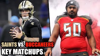 Saints vs Buccaneers Spencer Rattlers First Start  Key Matchups  PFF Reaction Video [upl. by Lolande]