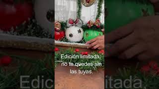 Curso de esferas navideñas mandando mensaje a la pág de Facebook “Decoración y reciclaje”esferas [upl. by Petey]