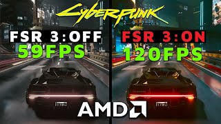 Cyberpunk 2077 FSR 3 Mod  How to install FSR 3 Frame Generation for RTX 20 and 30 GPUs [upl. by Ativak456]