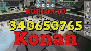 KONAN Roblox Song Codes [upl. by Eden306]