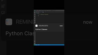 Python Classes in 40 Sec  16 pythonchallenge programminglanguage viralshorts [upl. by Savihc]