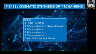 ODTÜ Makina ME431  Mekanizmaların Kinematik Sentezi PART1 [upl. by Neitsabes]