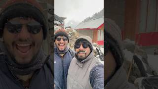 Manali vibes💕😅 manali snow travel travelphotography naturelovers friendship traveling [upl. by Werra]