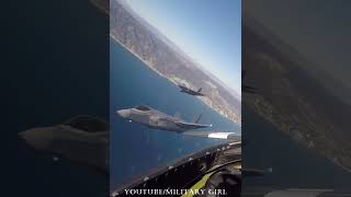 F35A F22 A10C F16 P51 Joint Flight exercise training usarmy military marines soldier [upl. by Eisenhart]