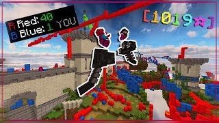 Huge castle in bedwars lobby Roblox bedwars [upl. by Abra661]