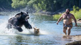 This Black Bear MAULED a 400 Pound Man Walking His Dog [upl. by Hun932]