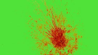 Top 10 Blood Splatter splash Green Screen overlay video Footage HD [upl. by Anitneuq464]