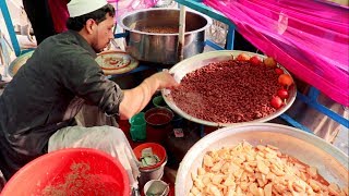 People Are Crazy For Famous Rajma Chaat And Kachaloo Chaat Channa Chaat  Pakistani Street Foods SFR [upl. by Thebazile]