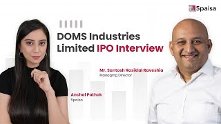 DOMS Industries IPO Interview  DOMS Industries IPO Price Band ₹750 to ₹790 Per Share  5paisa [upl. by Marmion52]