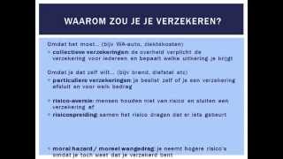 Verzekeren economie 3 havovwo [upl. by Adamson]