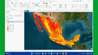 Calculo de la Temperatura de la superficie terrestre en Google Earth Engine ArcGIS Pro [upl. by Evoy]