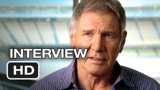 42 Interview  Harrison Ford 2013 Jackie Robinson Movie HD [upl. by Nyrmak]