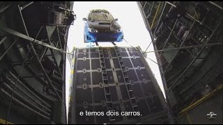 quotVelocidade Furiosa 7quot  Bastidores Salto Avião Portugal  HD [upl. by Delcina]