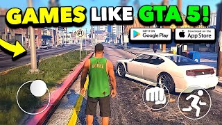 Top 10 Games Like GTA 5 amp GTA 6 on iOSAndroid 2024 High Graphics Role Playing Games Download [upl. by Panther]