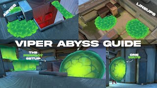 VIPER ABYSS GUIDE NEW MAP  VALORANT [upl. by Hausner]