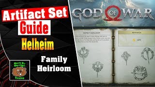 God of War  All Artifact Locations for Heilheim  Family Heirloom [upl. by Auqinaj]