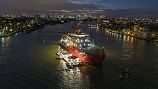 RRS Sir David Attenborough and Boaty McBoatface visit London [upl. by Atlante]